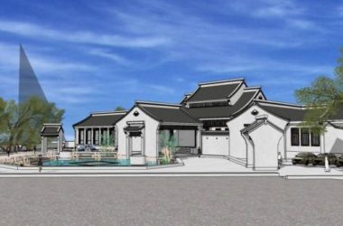 Sketchup酒店模型|多层酒店,中式风格-BIM建筑网