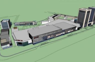 Sketchup综合体模型|泰州万达广场,高层酒店办公,多层商业裙房,商场,现代风格,商业综合体-BIM建筑网