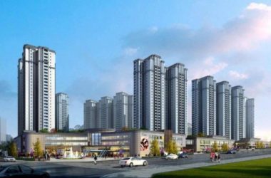 Sketchup住宅模型|遵义复烤厂,高层住宅,底层商业,居住建筑,现代风格-BIM建筑网