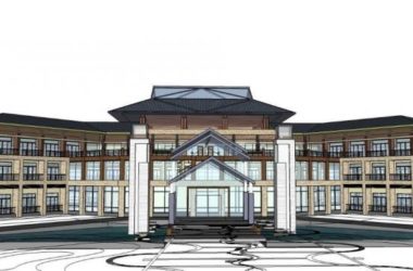 Sketchup住宅模型|新中式风格,多层别墅,联体公寓,居住建筑-BIM建筑网