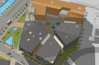 Sketchup商业模型|多层商业街，现代风格-BIM建筑网