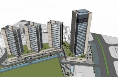 Sketchup综合体模型|高层商业综合体,酒店办公,住宅公寓,商业裙房,现代风格-BIM建筑网