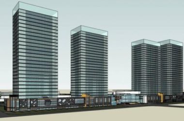 Sketchup综合体模型|高层综合体,住宅,商业裙房,办公,现代风格-BIM建筑网