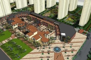 Sketchup商业模型|多层商业街，西班牙风格，地中海，古典风格-BIM建筑网