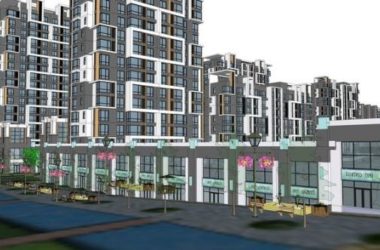 Sketchup住宅模型|小高层住宅,现代风格,底层商业,居住建筑-BIM建筑网