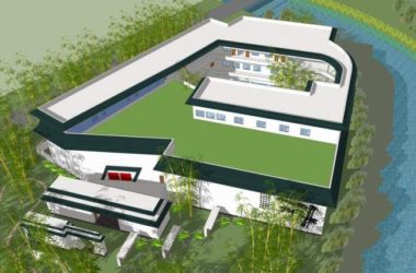Sketchup文化模型|多层文化馆,图书馆,新中式风格-BIM建筑网