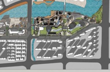 Sketchup综合体模型|滨江综合商业街，酒店办公，商场，裙房，多层高层混合，现代风格-BIM建筑网