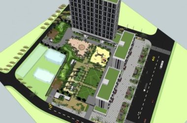 Sketchup住宅模型|多层高层混合,公寓楼,居住建筑,现代风格,住宅景观-BIM建筑网