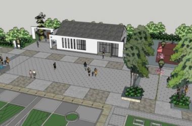Sketchup小品模型|公共厕所,中式风格-BIM建筑网