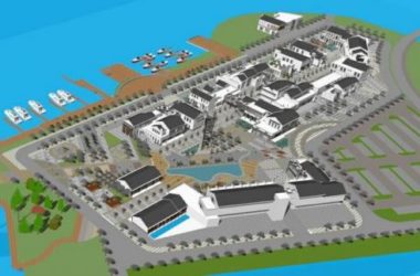 Sketchup商业模型|湖心商业，多层商业街，新中式风格-BIM建筑网