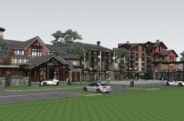 Sketchup商业模型|多层住宅，底层商业街，英式古典风格，北欧风情-BIM建筑网