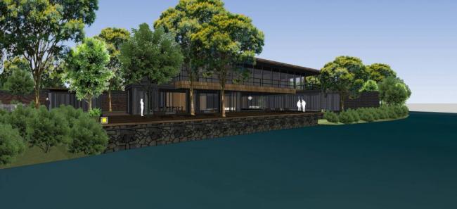 Sketchup景观模型|别墅带景观,新中式风格 Sketchup景观模型|别墅带景观,新中式风格