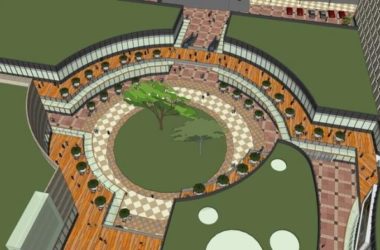 Sketchup综合体模型|多层高层混合商业综合体,高层写字楼,现代风格-BIM建筑网