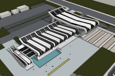 Sketchup车站路桥|多层客运站,交通建筑,现代风格-BIM建筑网