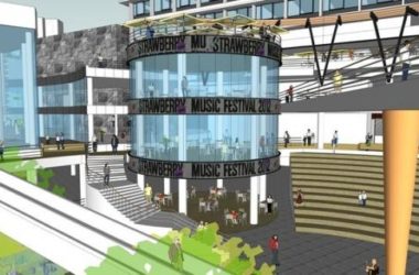 Sketchup综合体模型|多层商业综合体,商业广场,现代风格-BIM建筑网