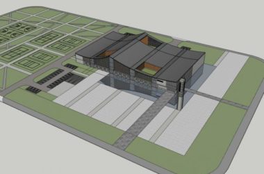 Sketchup文化模型|多层规划馆,现代风格,文化建筑-BIM建筑网