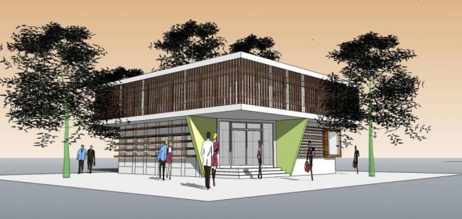 Sketchup商业模型|多层商业会馆,现代风格 Sketchup商业模型|多层商业会馆,现代风格