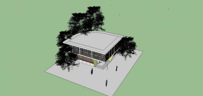 Sketchup商业模型|多层商业会馆,现代风格 Sketchup商业模型|多层商业会馆,现代风格