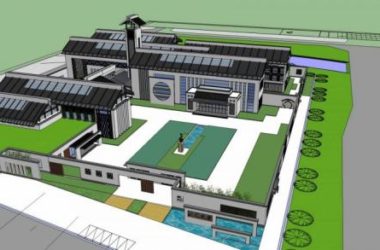 Sketchup文化模型|多层艺术家展览馆,文化建筑,中式风格-BIM建筑网
