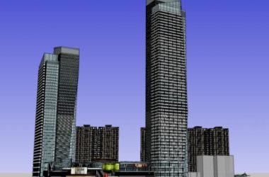 Sketchup综合体模型|超高层商业综合体,现代风格,购物中心,公寓住宅,酒店,写字楼-BIM建筑网