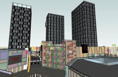 Sketchup综合体模型|高层商业综合体,办公,现代风格-BIM建筑网