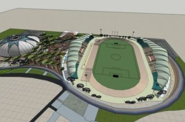 Sketchup体育馆模型|多层体育馆,运动场,体育建筑,现代风格-BIM建筑网