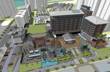 Sketchup酒店模型|多层酒店,办公,新中式风格-BIM建筑网