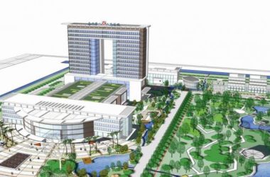 Sketchup医院模型|多层高层混合医院,医疗建筑,现代风格-BIM建筑网