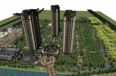 Sketchup住宅模型|高层住宅公寓，小区，大门景观，欧式古典风格，居住建筑-BIM建筑网