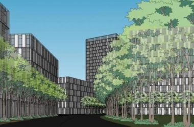 Sketchup办公模型|清华嘉定科技园,多层高层混合办公,酒店,现代风格-BIM建筑网