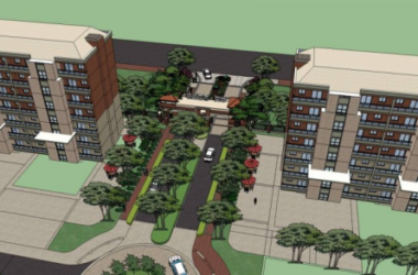 Sketchup住宅模型|高层住宅，小区入口大门，居住建筑，欧式古典风格-BIM建筑网