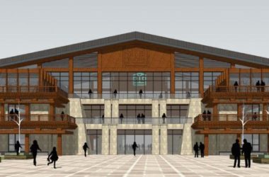 Sketchup酒店模型|多层酒店,中式风格-BIM建筑网