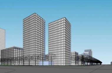 Sketchup综合体模型|城市商业综合体,高层办公,现代风格-BIM建筑网