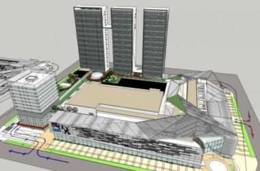 Sketchup综合体模型|高层商业综合体,住宅,办公写字楼,现代风格-BIM建筑网