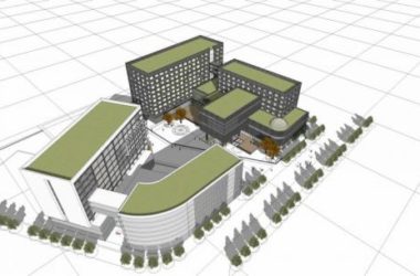 Sketchup酒店模型|多层酒店,现代风格-BIM建筑网