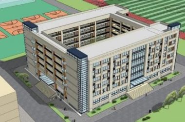 Sketchup学校模型|多层中小学学校,教学楼,教育建筑,现代风格-BIM建筑网