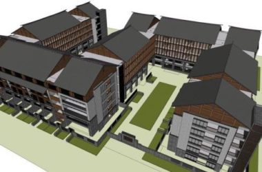 Sketchup住宅模型|多层公寓宿舍，居住建筑，中式风格-BIM建筑网