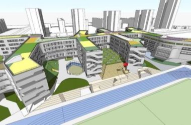 Sketchup学校模型|多层中小学学校,教学楼,教育建筑,现代风格-BIM建筑网