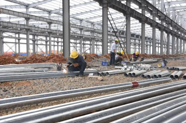 BIM与装配式|广西建工钢结构生产加工基地建设热火朝天 BIM与装配式|广西建工钢结构生产加工基地建设热火朝天
