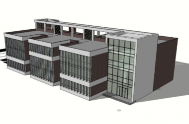 Sketchup学校模型|多层幼儿园学校,教育建筑,现代风格-BIM建筑网