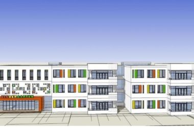 Sketchup学校模型|多层幼儿园学校,教育建筑,现代风格-BIM建筑网