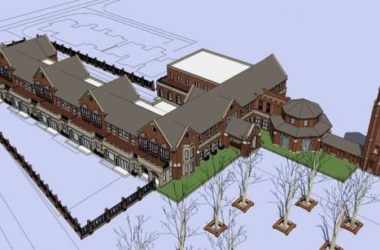 Sketchup学校模型|多层幼儿园学校,教育建筑,英式古典风格-BIM建筑网