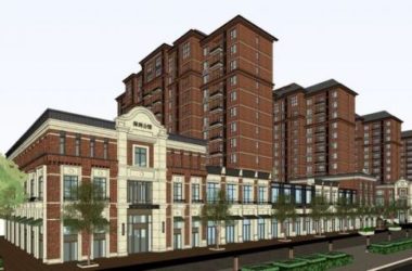 Sketchup住宅模型|高层住宅,古典风格,居住建筑-BIM建筑网