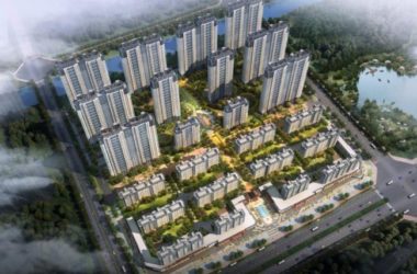 Sketchup住宅模型|高层住宅小区,底层商业,居住建筑,现代风格-BIM建筑网