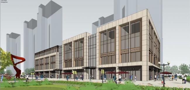 Sketchup商业模型|多层商业建筑,现代风格 Sketchup商业模型|多层商业建筑,现代风格