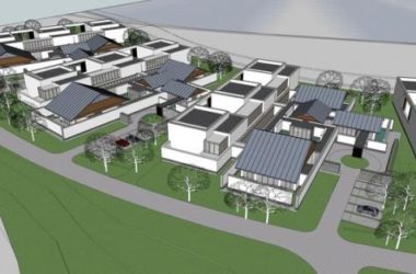 Sketchup住宅模型|多层住宅院落,中式风格-BIM建筑网