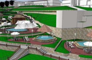 Sketchup酒店模型|多层温泉会所酒店,新古典风格-BIM建筑网
