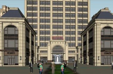 Sketchup综合体模型|高层住宅,商住综合体,酒店,法式古典风格-BIM建筑网