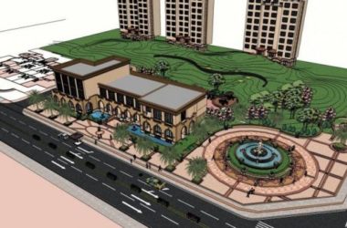 Sketchup景观模型|售楼部景观，欧式古典风格-BIM建筑网