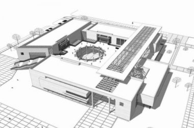 Sketchup文化模型|多层展览馆展示中心博物馆,现代风格,文化建筑-BIM建筑网